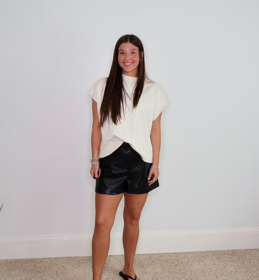 EVERLY IVORY DIAMOND KNIT SWEATER TOP - Gopher Lane Boutique & Gifts