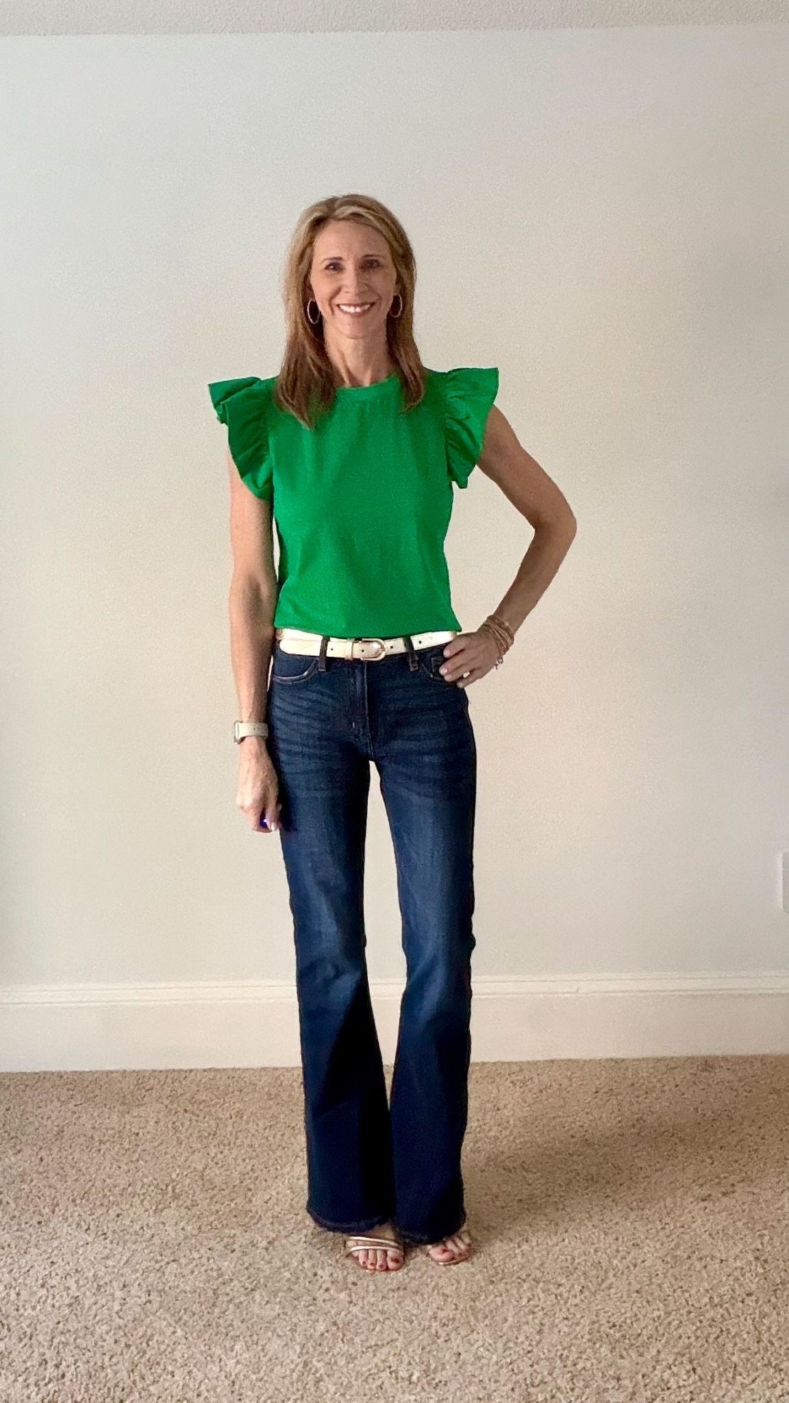 FLUTTER SLEEVE TOP - Gopher Lane Boutique & Gifts