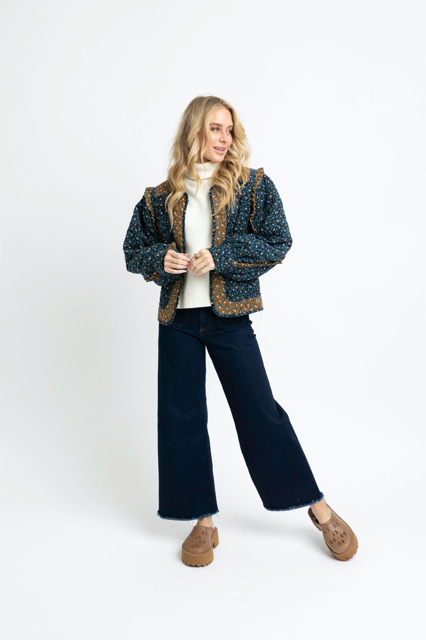 FORESTRY TAPESTRY QUILTED JACKET BY KARLIE - Gopher Lane Boutique & Gifts