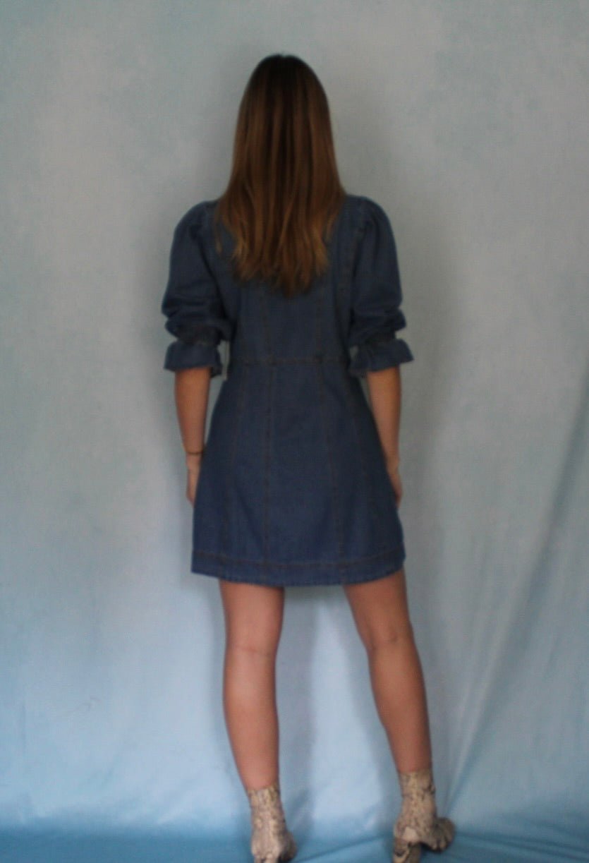 GEORGIA DENIM DRESS - Gopher Lane Boutique & Gifts
