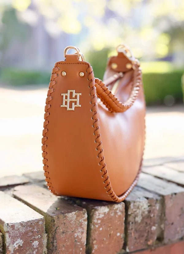 GWYNN WHIPSTITCH HANDBAG - CAMEL - Gopher Lane Boutique & Gifts