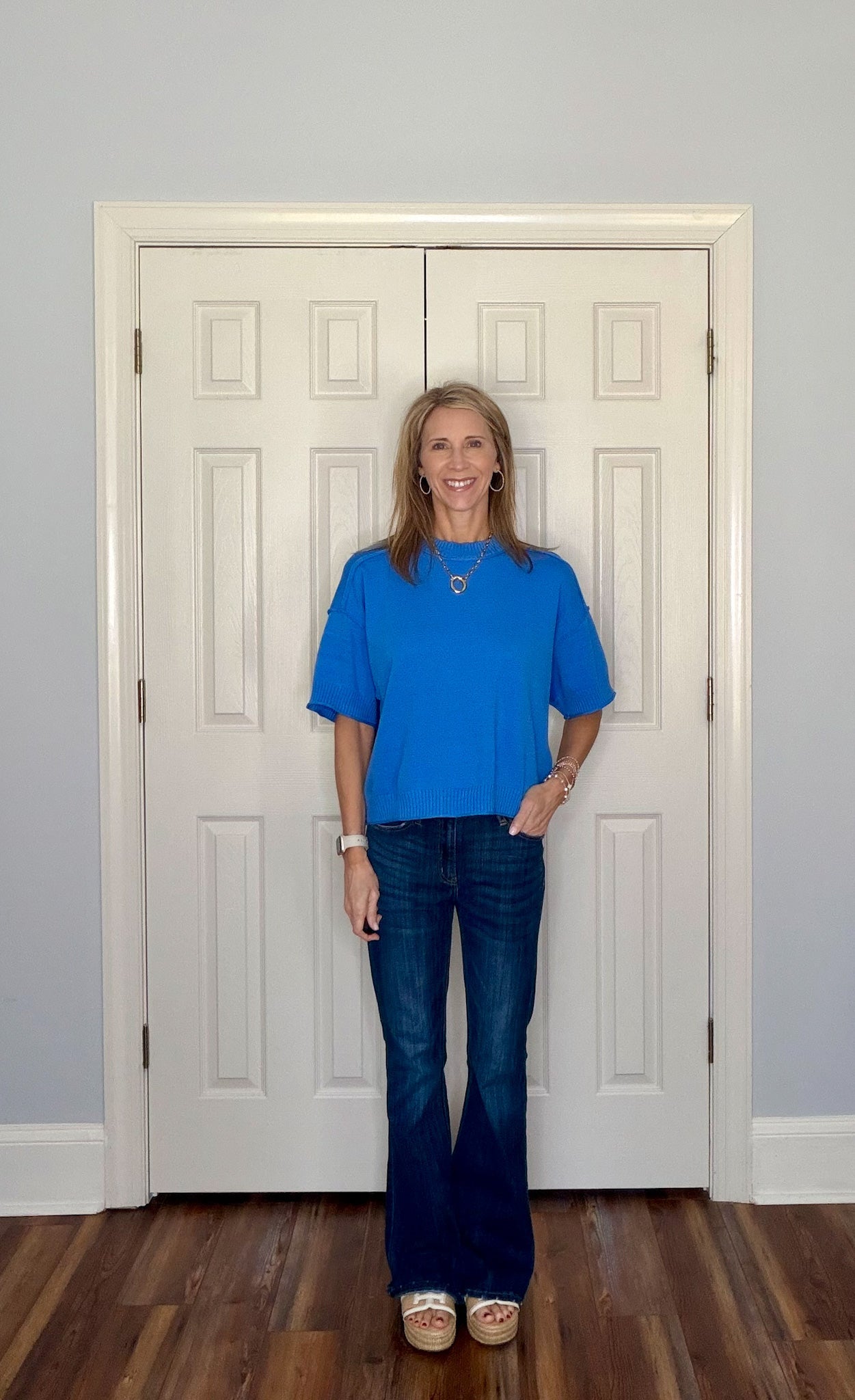 HARLEY SWEATER - BLUE - Gopher Lane Boutique & Gifts