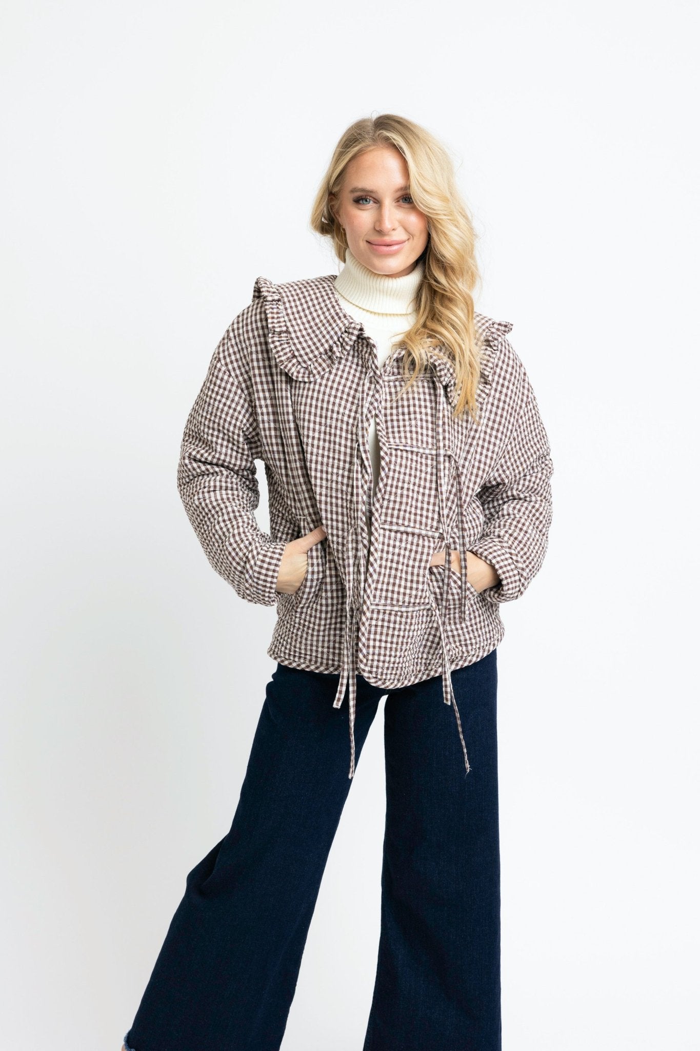 HARVEST RUFFLE JACKET BY KARLIE - Gopher Lane Boutique & Gifts