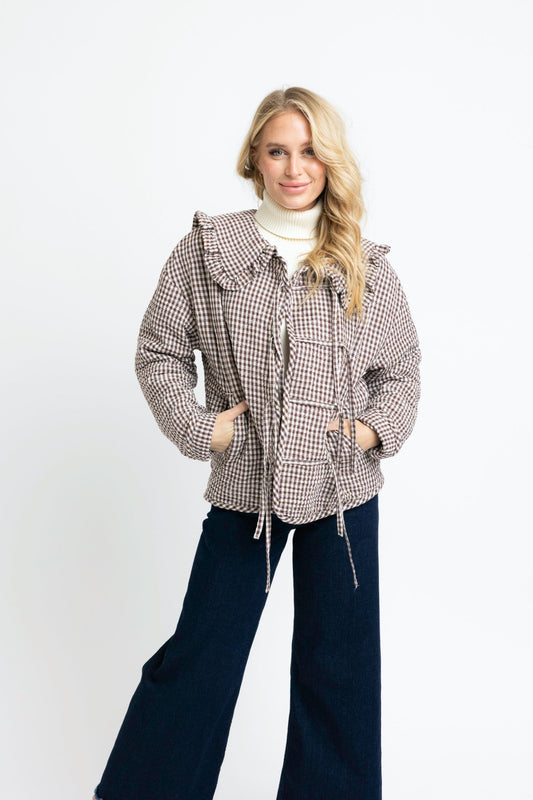 HARVEST RUFFLE JACKET BY KARLIE - Gopher Lane Boutique & Gifts