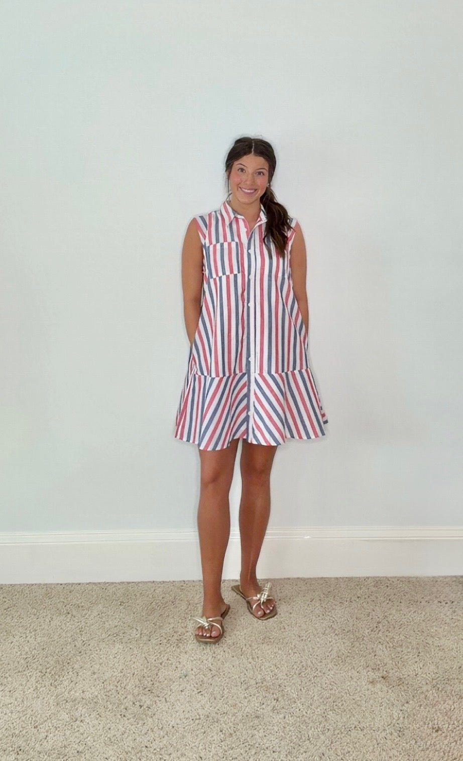 HAZEL STRIPED DRESS - Gopher Lane Boutique & Gifts