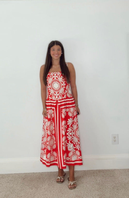 HERA MEDALLION MAXI DRESS - Gopher Lane Boutique & Gifts