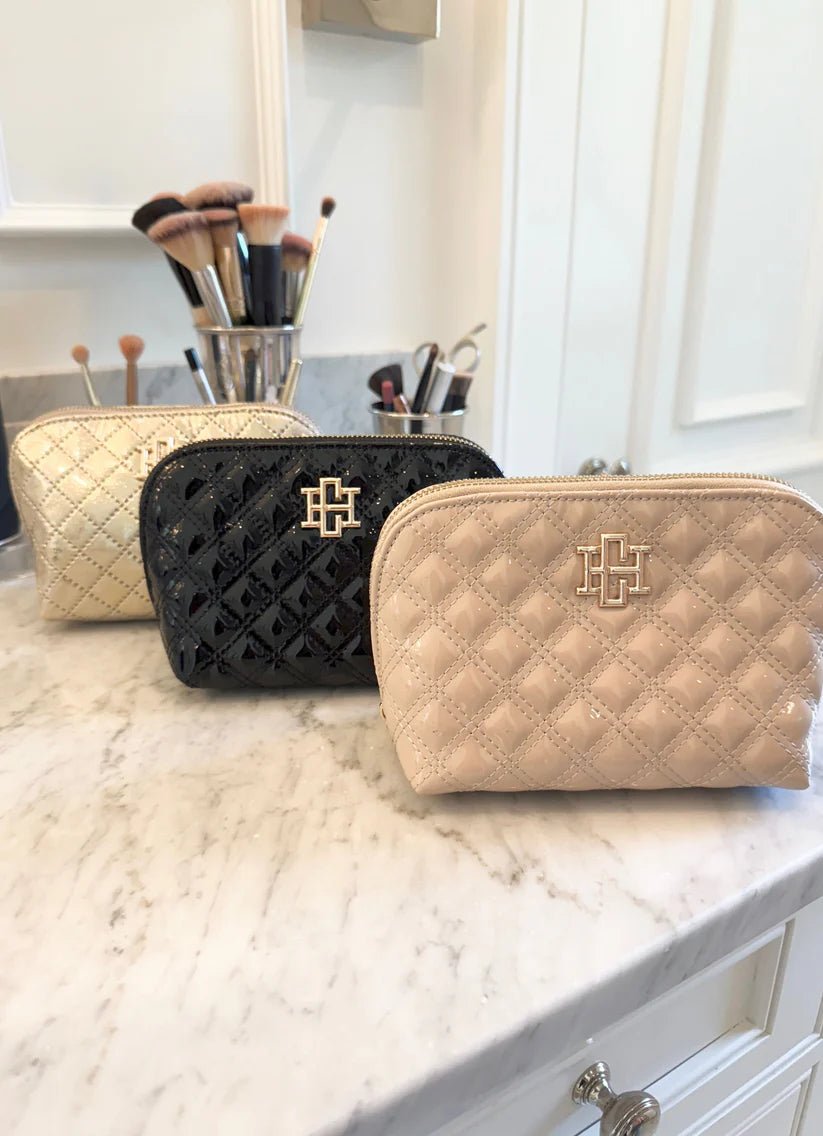 IBIZA SMALL POUCH - NUDE PATENT SQ - Gopher Lane Boutique & Gifts