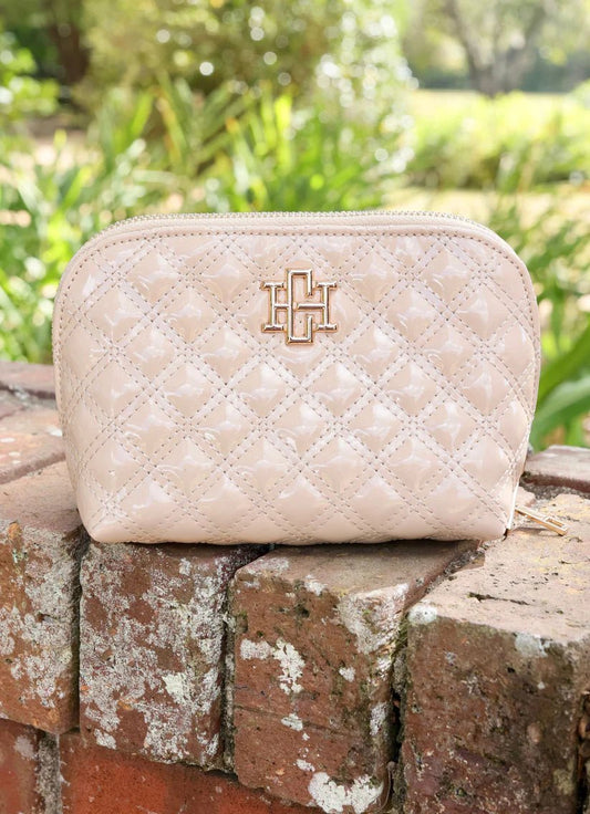 IBIZA SMALL POUCH - NUDE PATENT SQ - Gopher Lane Boutique & Gifts