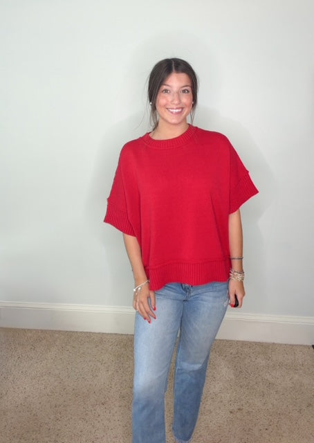 THE SCARLETT SWEATER TOP
