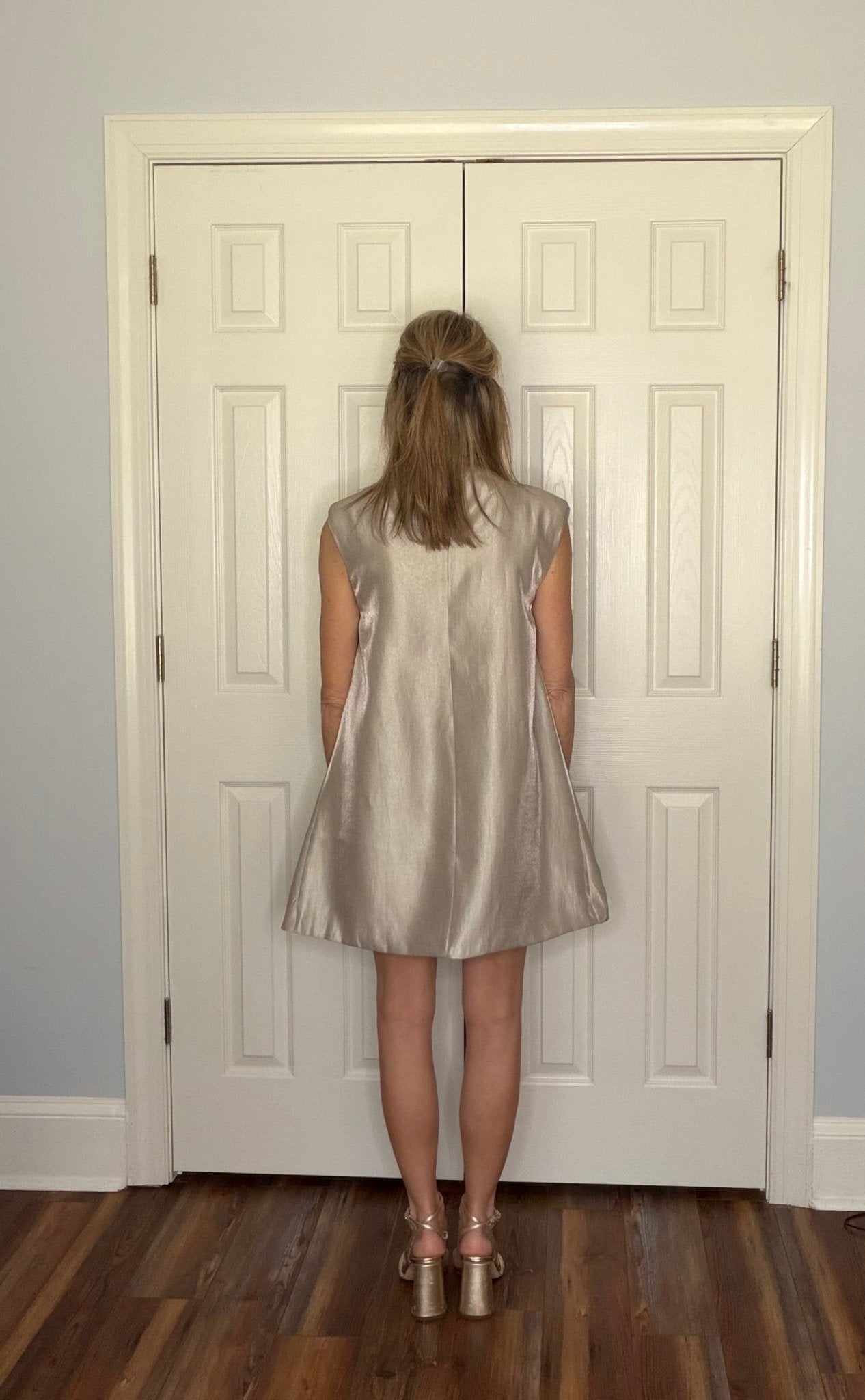 JAMESON CHAMPAGNE MINI DRESS - Gopher Lane Boutique & Gifts