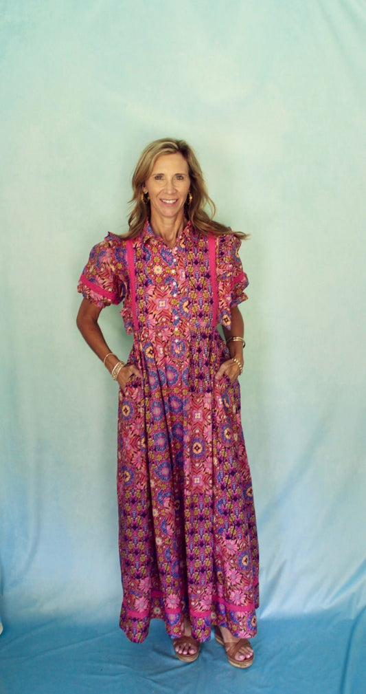 KALEIDOSCOPE MAXI DRESS BY KARLIE - Gopher Lane Boutique & Gifts
