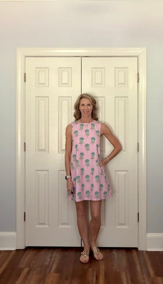 LAINEY PINK FLORAL DRESS - Gopher Lane Boutique & Gifts