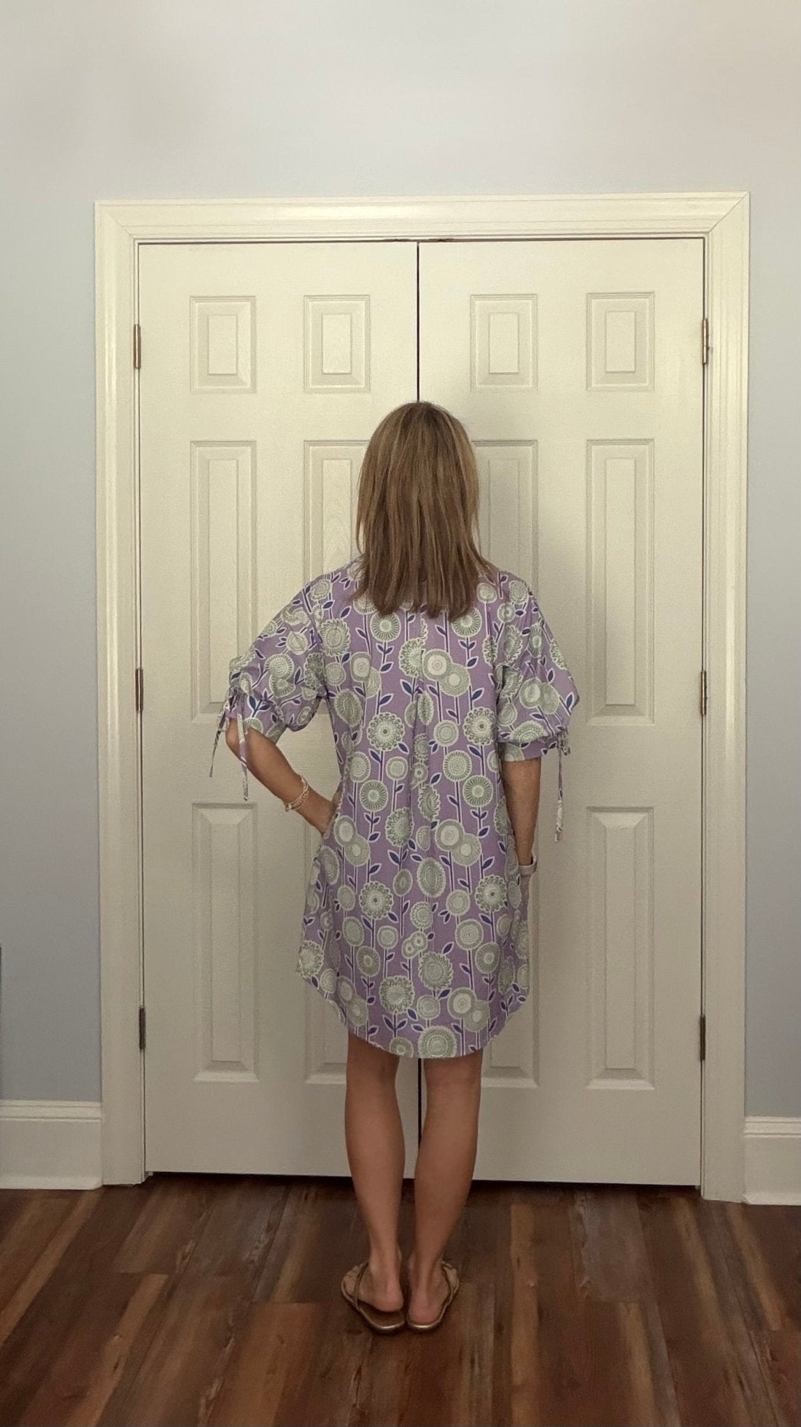 LAVENDER FIELDS PUFF SLEVE DRESS - Gopher Lane Boutique & Gifts