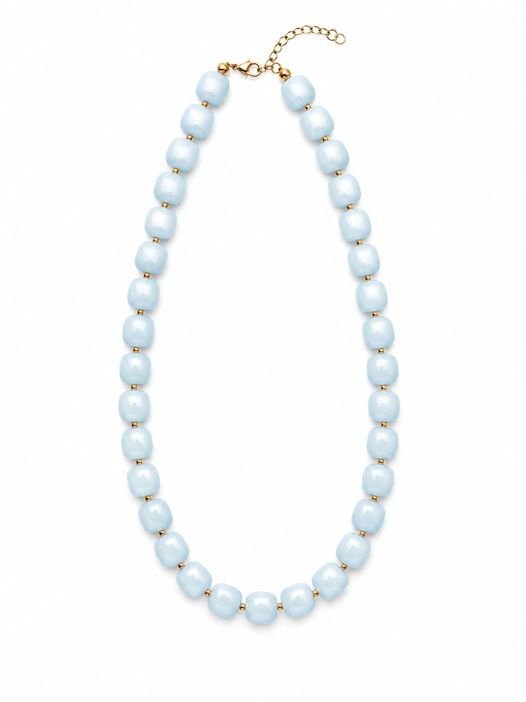 LIGHT BLUE BEADED NECKLACE - Gopher Lane Boutique & Gifts