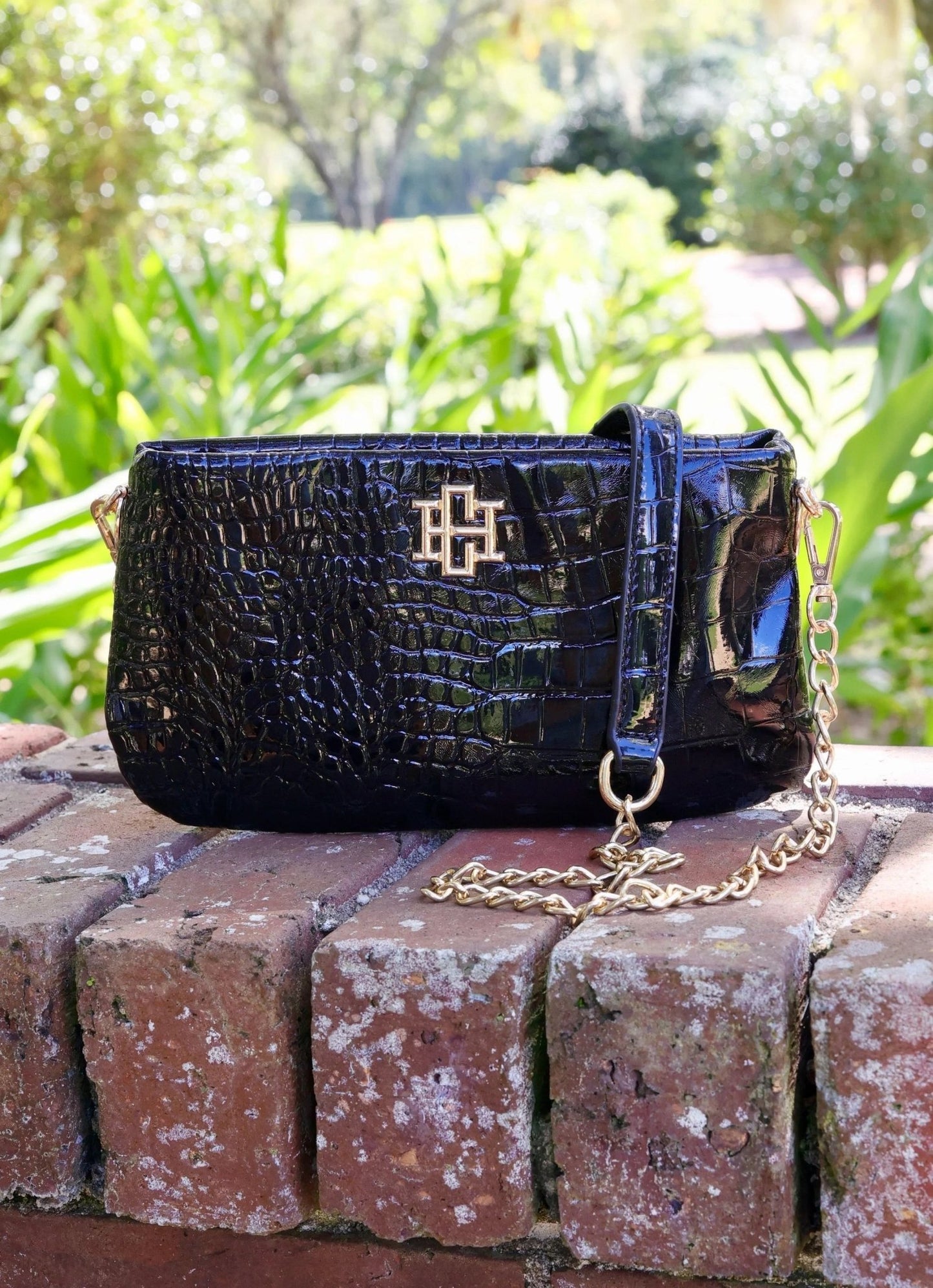 LIVI CROSSBODY - BLACK PATENT - Gopher Lane Boutique & Gifts
