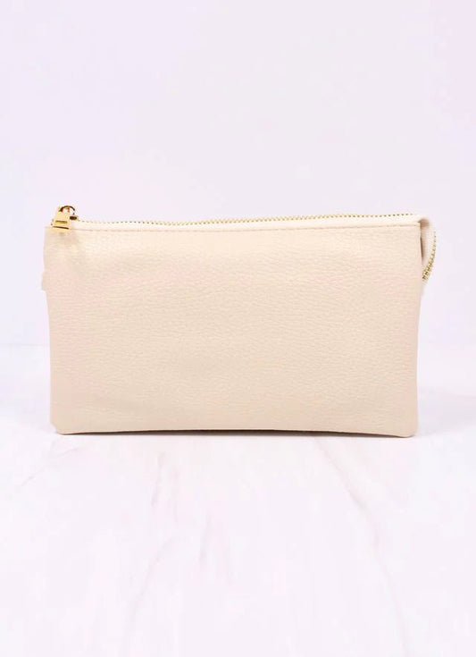 LIZ CROSSBODY BAG - CREAM - Gopher Lane Boutique & Gifts