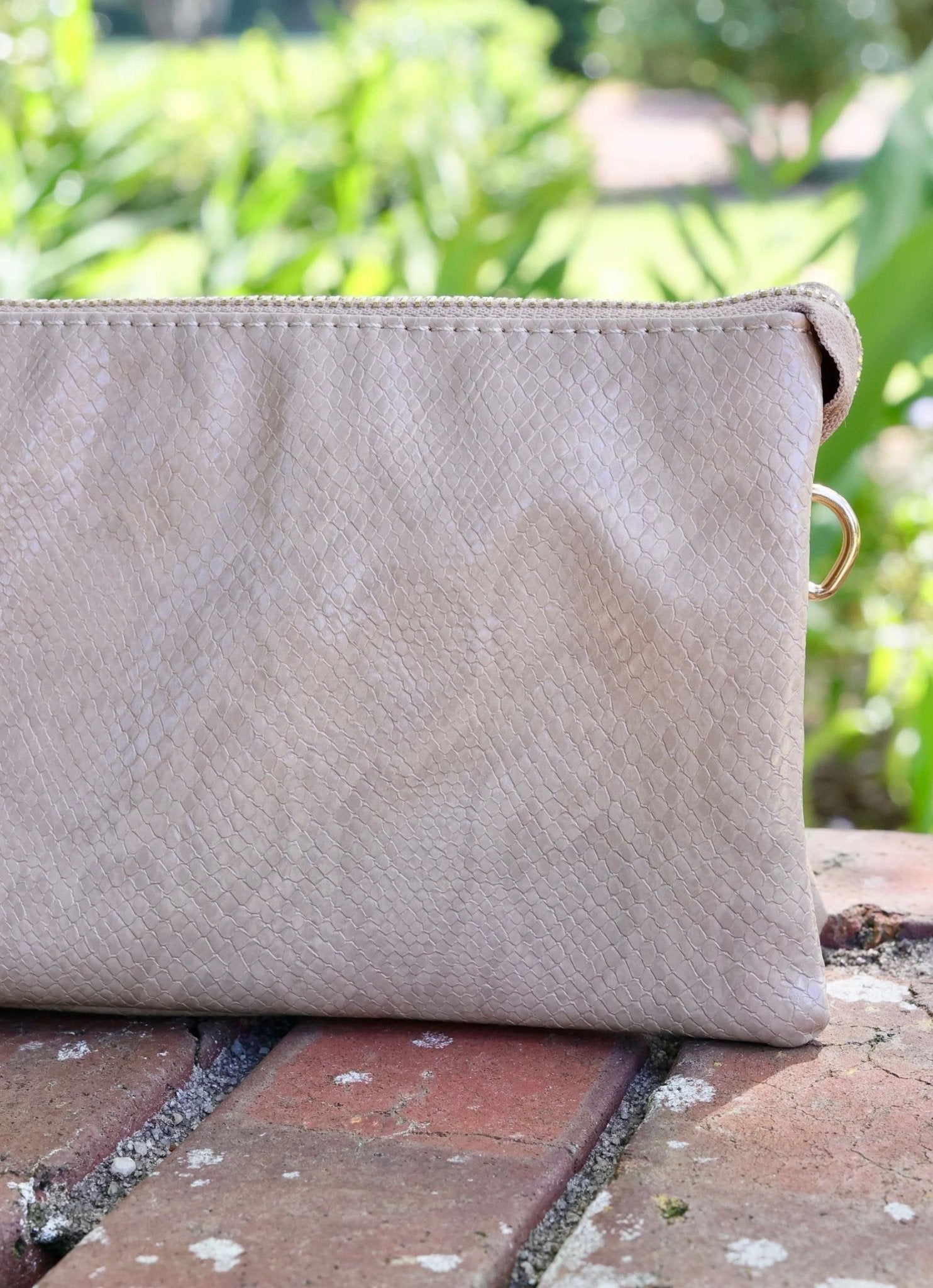 LIZ CUSTOM COLLECTION CROSSBODY - TAUPE ES - Gopher Lane Boutique & Gifts