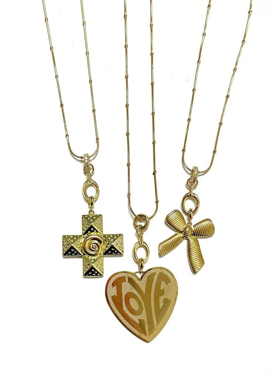 LOUISE HEART NECKLACE - Gopher Lane Boutique & Gifts