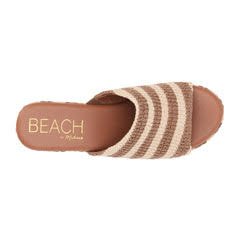 MATISSE TERRY BROWN STRIPE PLATFORM HEEL - Gopher Lane Boutique & Gifts