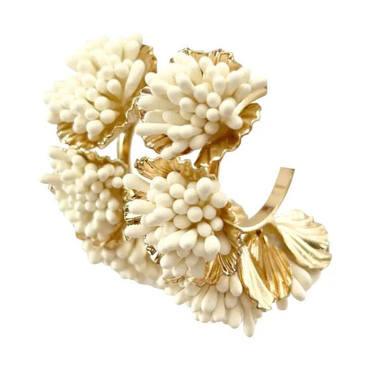 MAXINE CREAM EARRINGS - Gopher Lane Boutique & Gifts