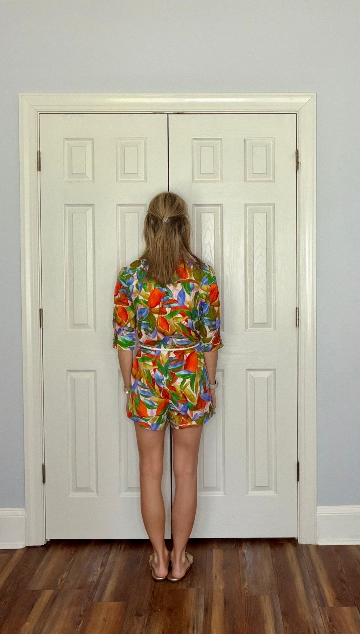 MAYA TROPICAL BELTED ROMPER BY KARLIE - Gopher Lane Boutique & Gifts