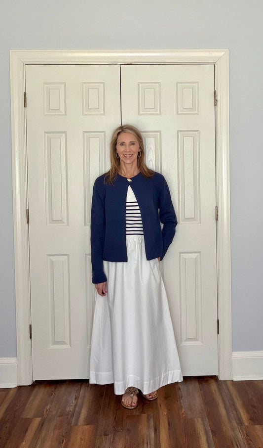 MIDNIGHT NAVY KNIT CARDIGAN - Gopher Lane Boutique & Gifts