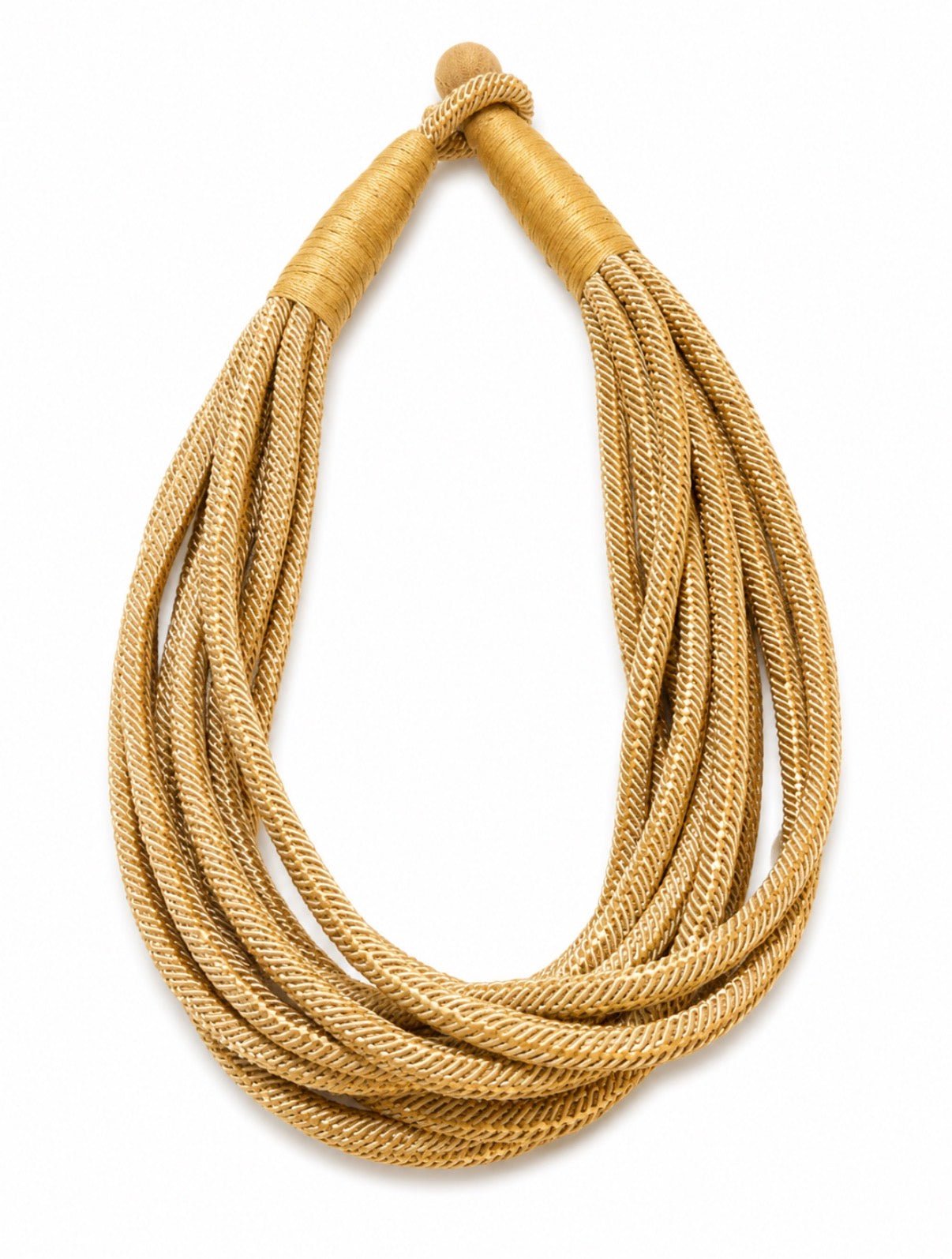MULTI - STRAND ROPE NECKLACE - GOLD - Gopher Lane Boutique & Gifts