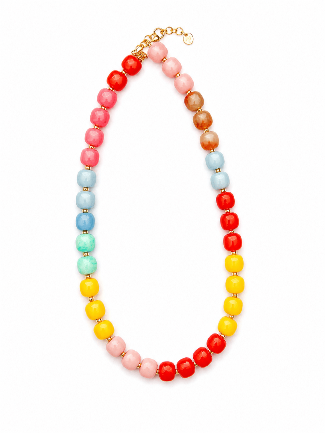 MULTICOLOR MEDIUM BEADED NECKLACE - Gopher Lane Boutique & Gifts
