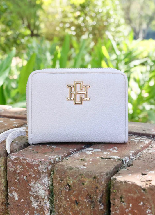NADINE ZIPPERED WALLET - CREAM - Gopher Lane Boutique & Gifts