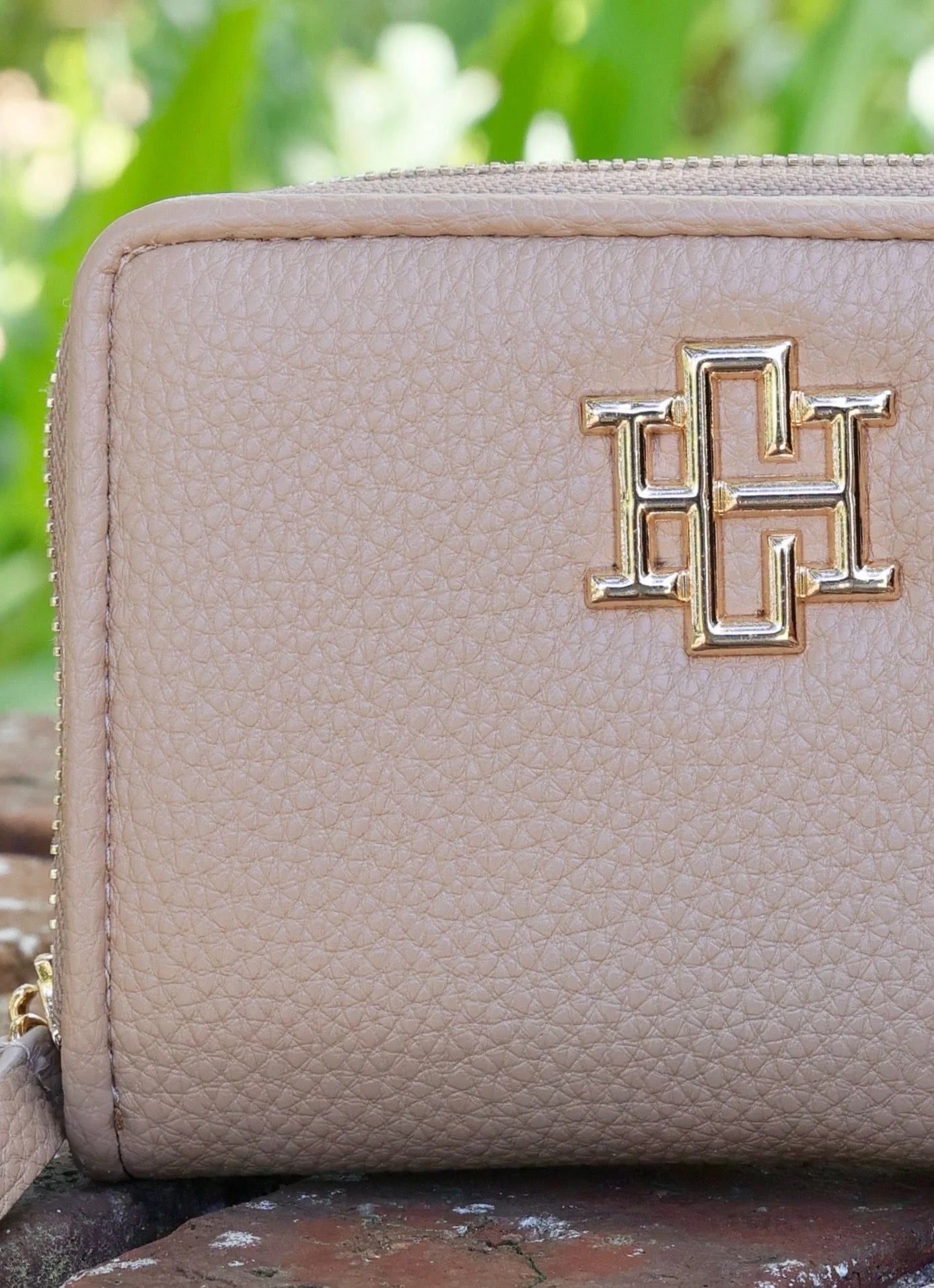 NADINE ZIPPERED WALLET - TAUPE - Gopher Lane Boutique & Gifts