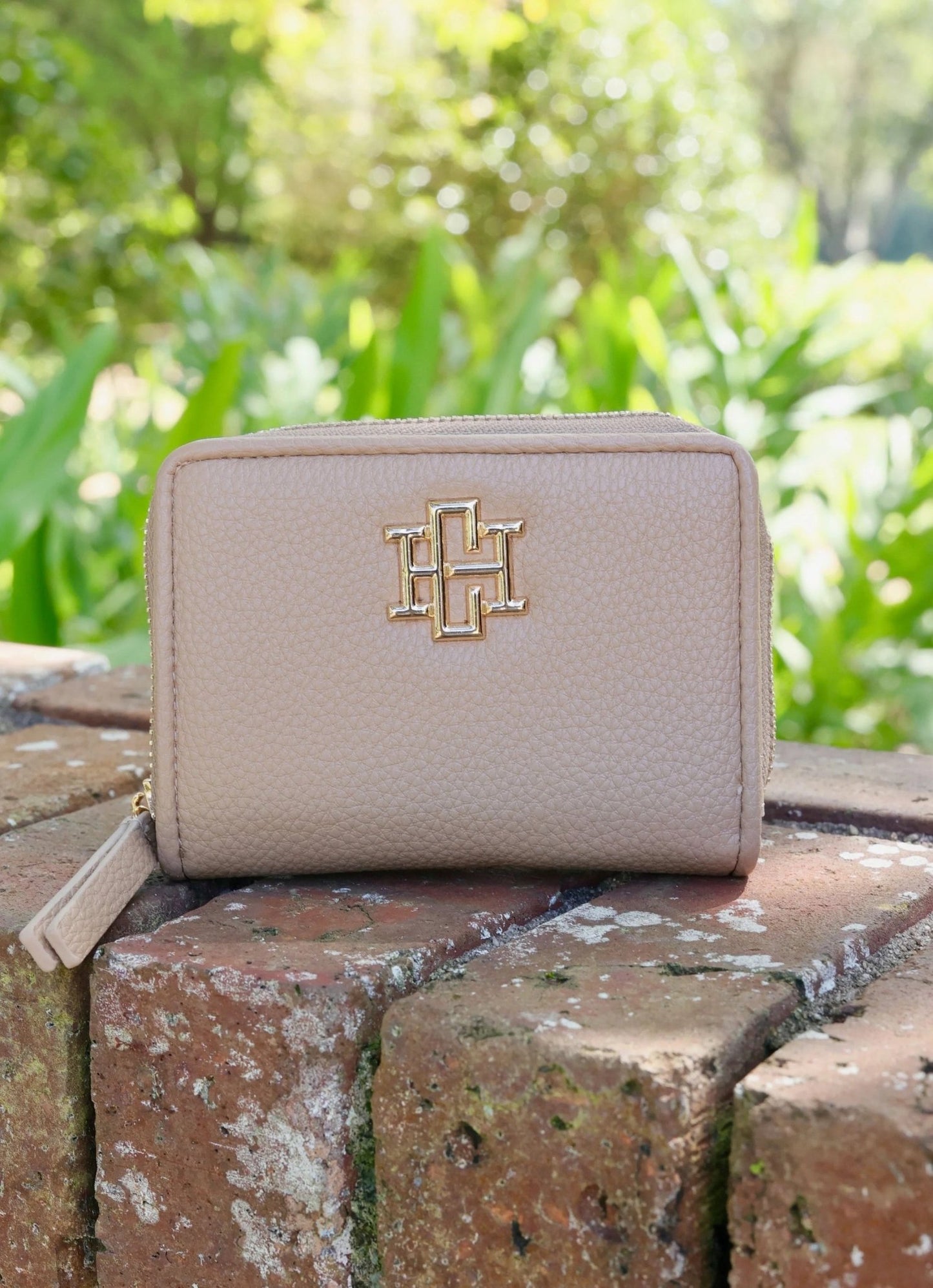 NADINE ZIPPERED WALLET - TAUPE - Gopher Lane Boutique & Gifts
