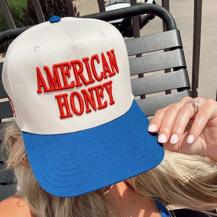 **PRE - ORDER** AMERICAN HONEY TRUCKER HAT - Gopher Lane Boutique & Gifts