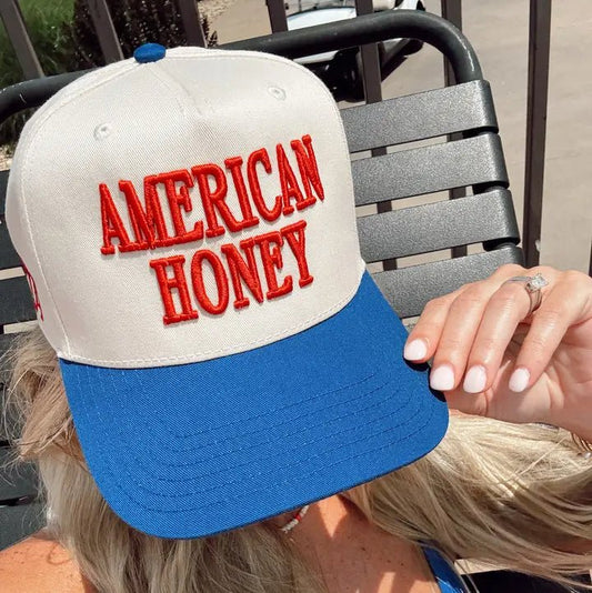 **PRE - ORDER** AMERICAN HONEY TRUCKER HAT - Gopher Lane Boutique & Gifts
