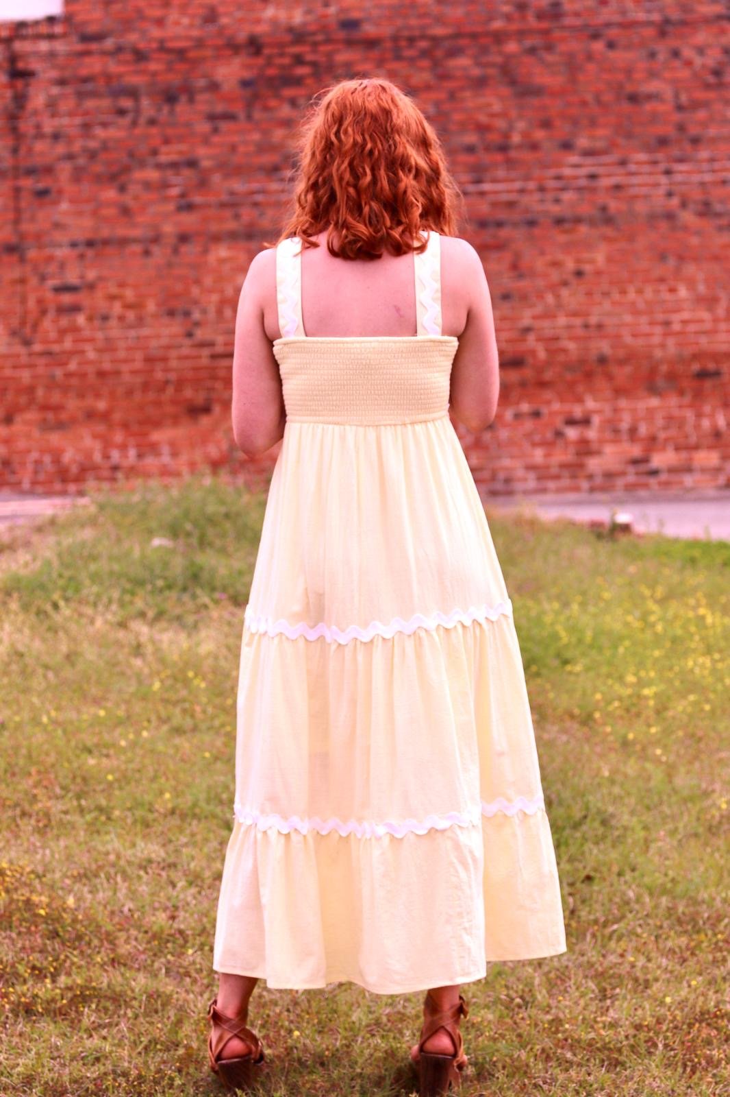 RIC RAC TRIM SUNDRESS - Gopher Lane Boutique & Gifts