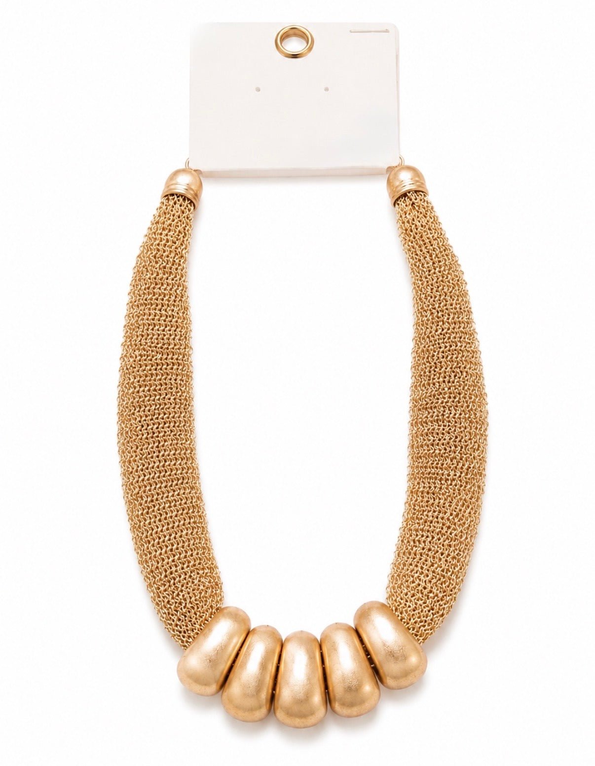 RING ACCENT MESH NECKLACE - Gopher Lane Boutique & Gifts