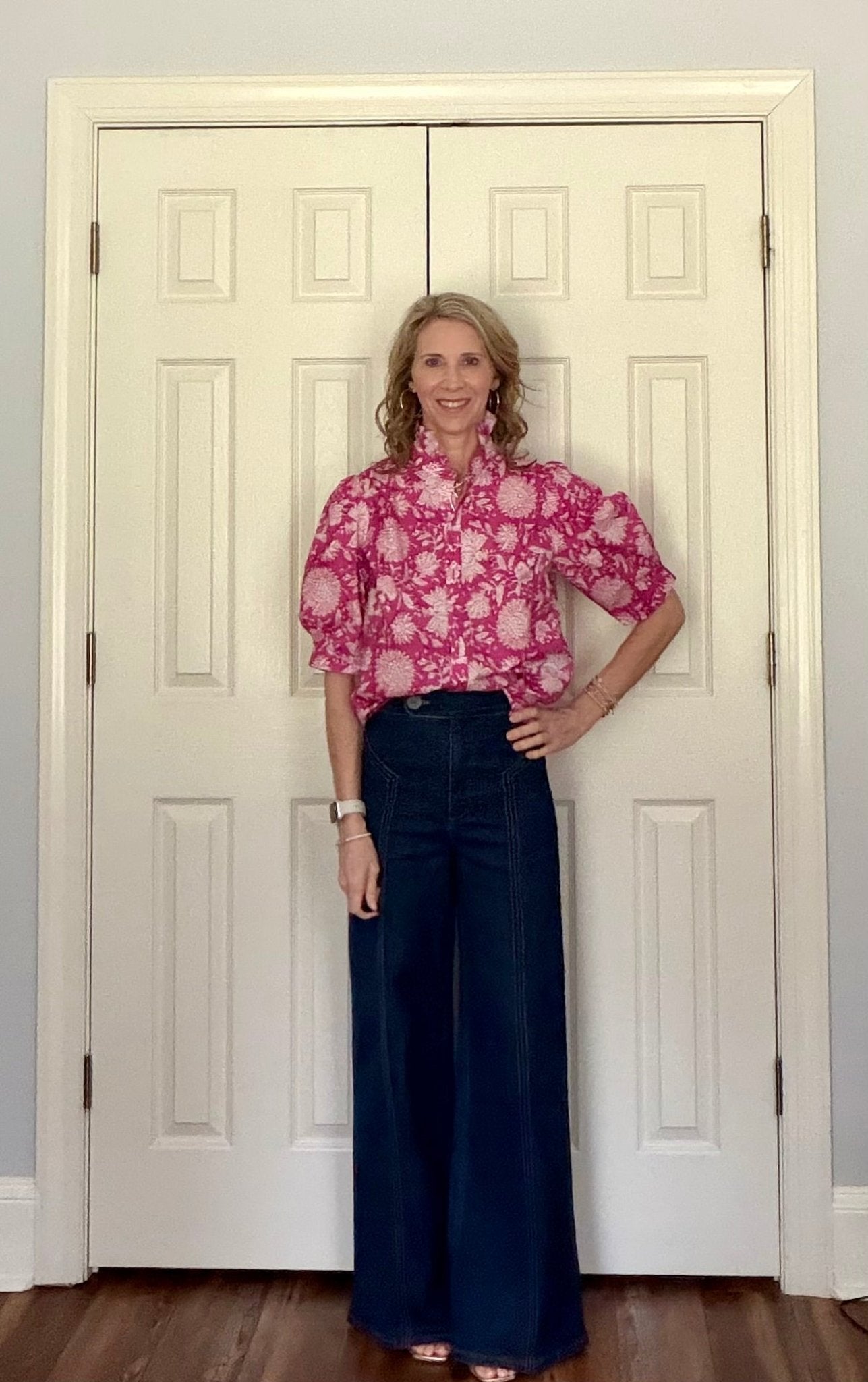 SAMANTHA RUFFLE NECK TOP - Gopher Lane Boutique & Gifts