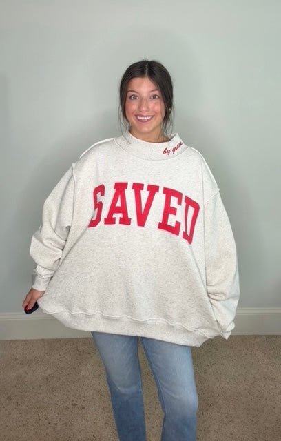 SAVED BY GRACE MOCKNECK - Gopher Lane Boutique & Gifts
