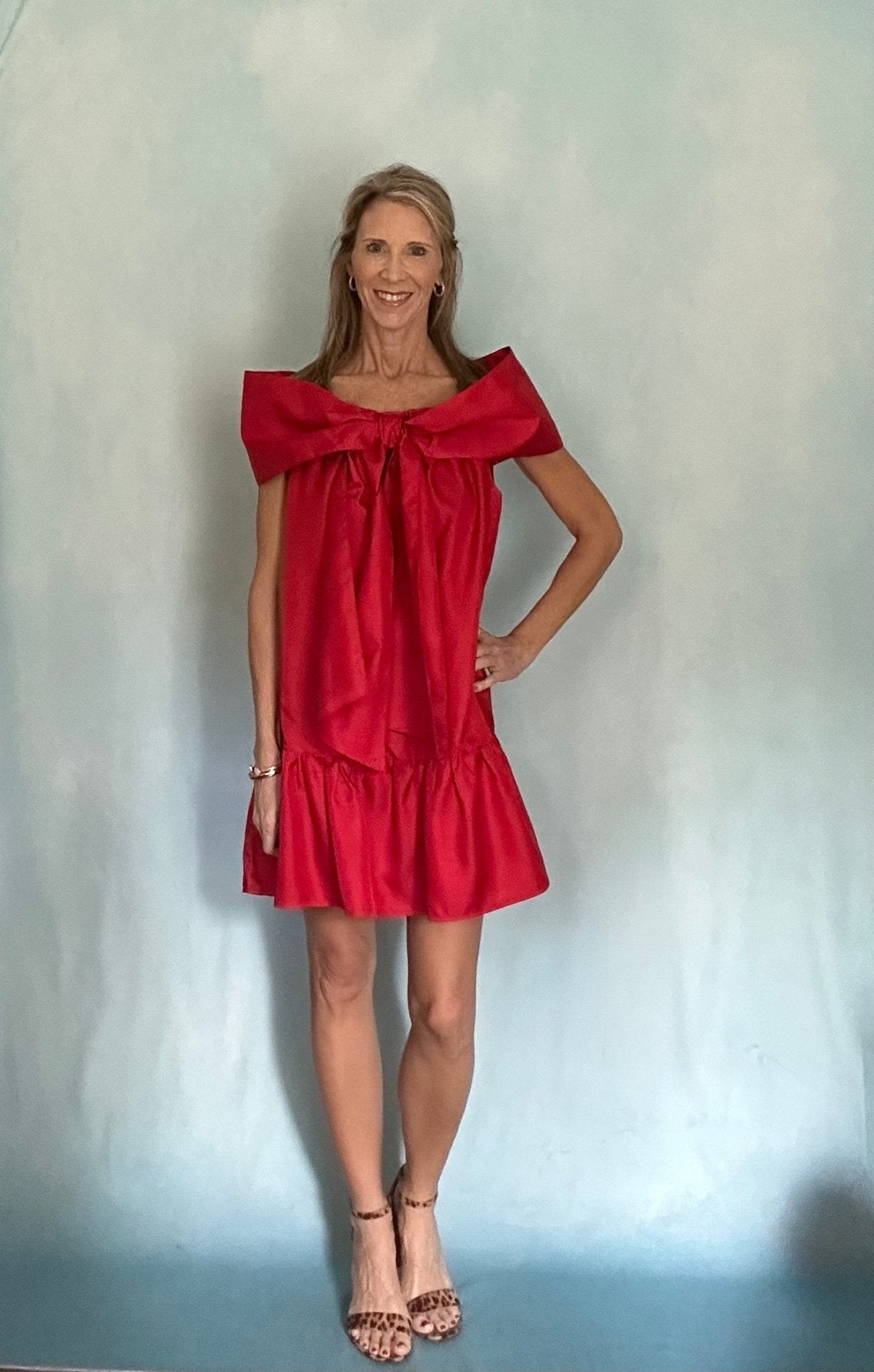 SCARLETT BOW DRESS - Gopher Lane Boutique & Gifts