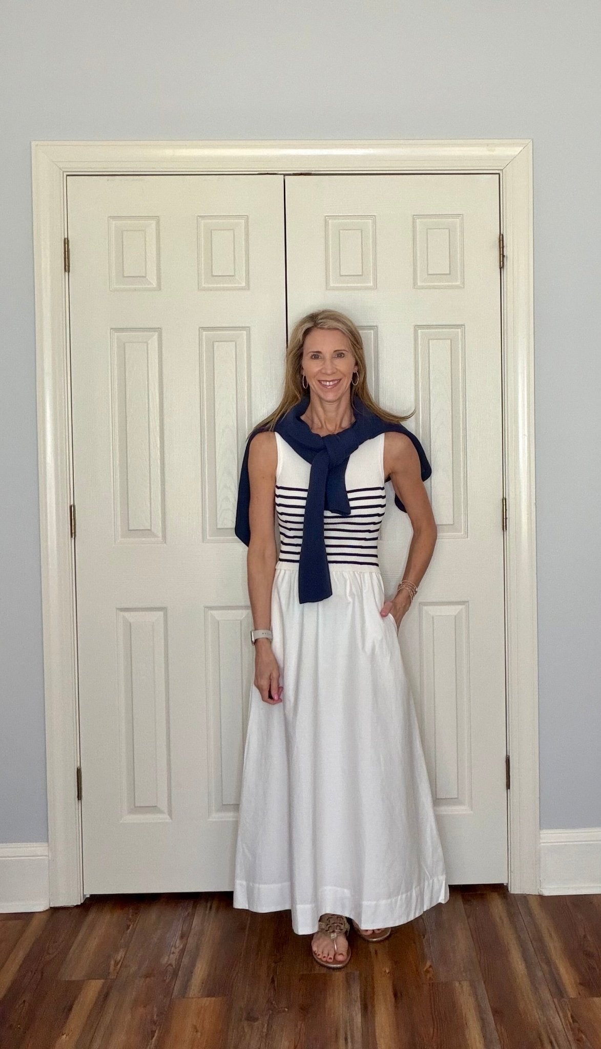 SEASIDE STRIPE MAXI DRESS - Gopher Lane Boutique & Gifts