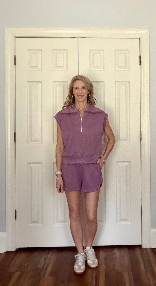 SERENE QUARTER ZIP LOUNGE SET - Gopher Lane Boutique & Gifts