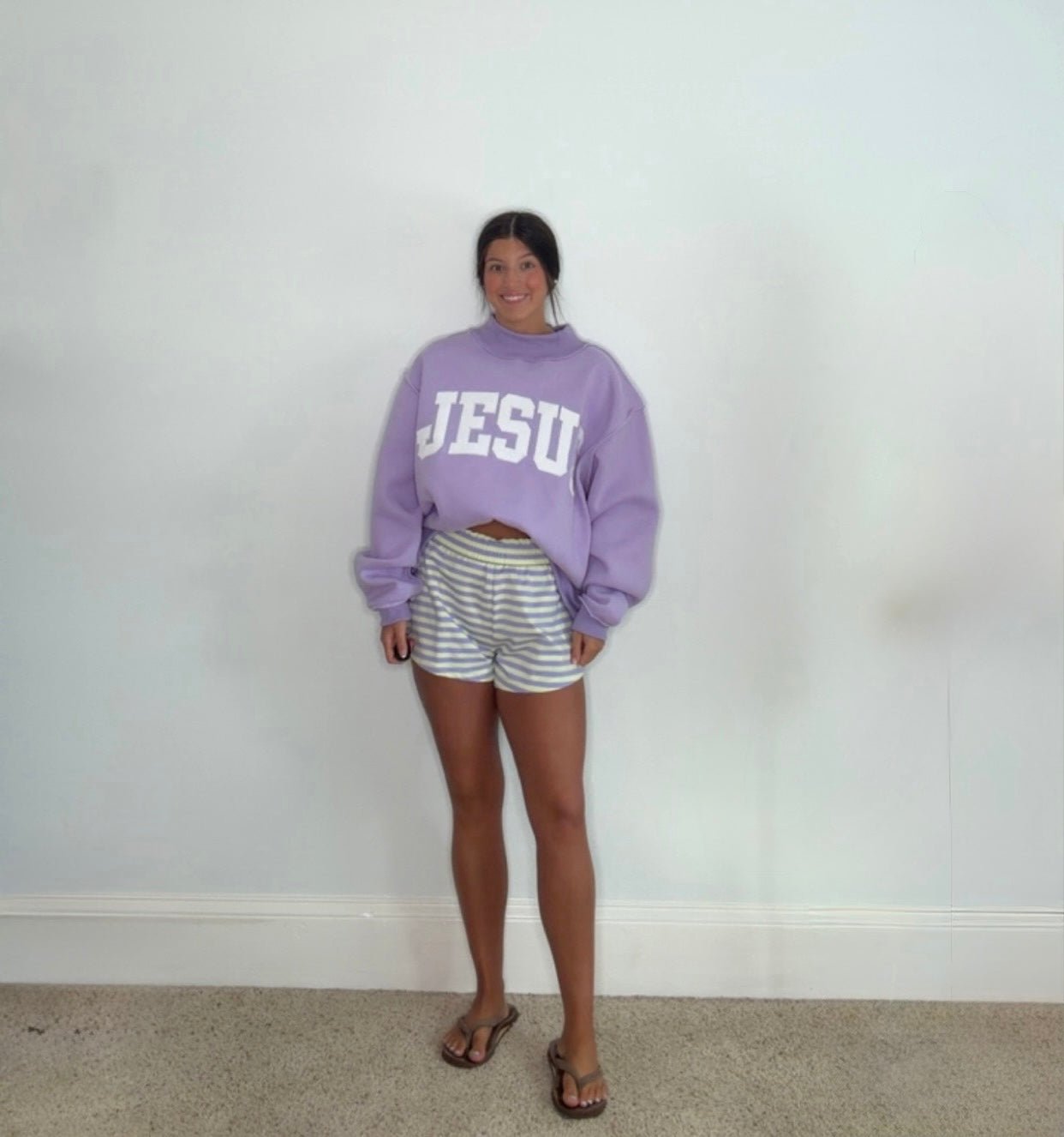 SERENE STRIPED LOUNGE SHORTS - Gopher Lane Boutique & Gifts
