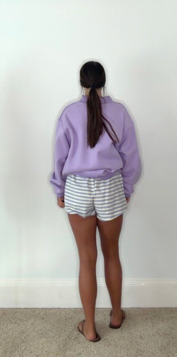 SERENE STRIPED LOUNGE SHORTS - Gopher Lane Boutique & Gifts