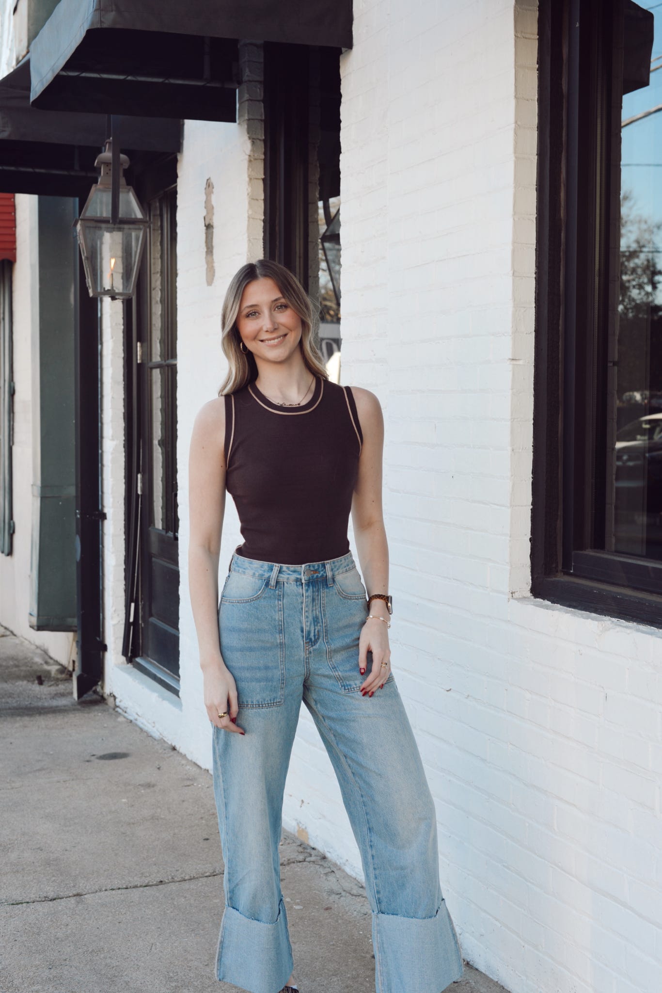 SLEEVELESS SWEATER BODYSUIT - Gopher Lane Boutique & Gifts