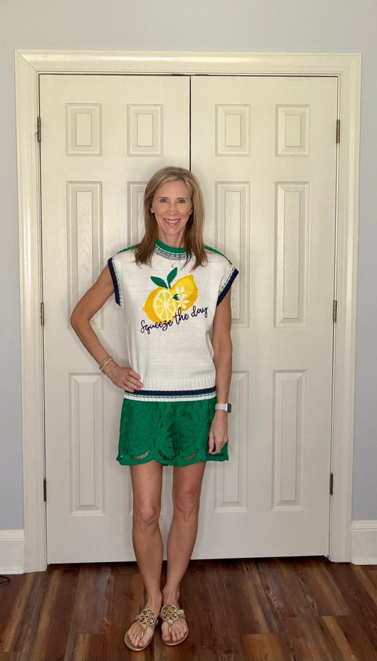 "SQUEEZE THE DAY' SWEATER - Gopher Lane Boutique & Gifts