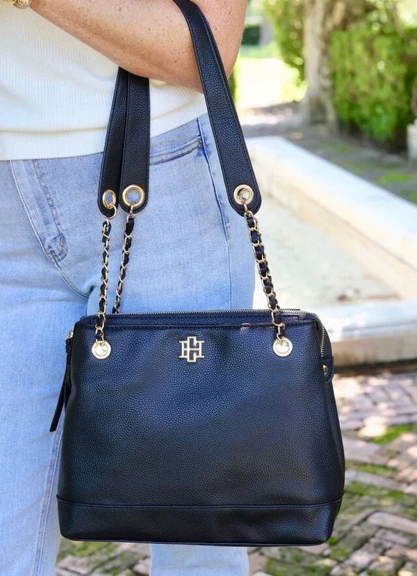TEEGAN TOTE - BLACK - Gopher Lane Boutique & Gifts