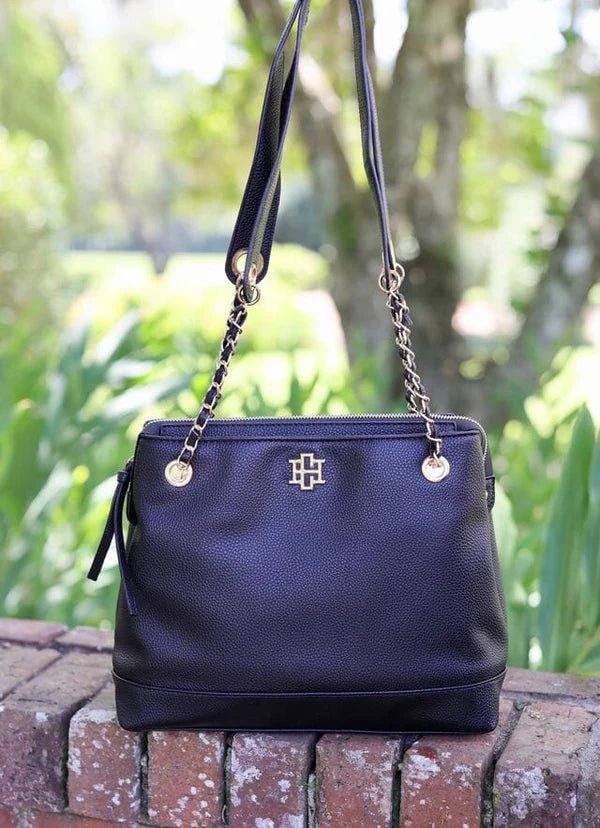 TEEGAN TOTE - BLACK - Gopher Lane Boutique & Gifts