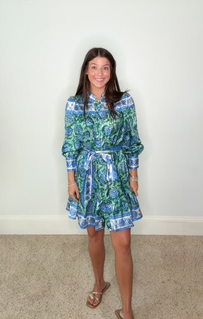 THE JULIA BUTTON DOWN MINI DRESS - Gopher Lane Boutique & Gifts