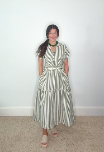 THE MADELINE STRIPED DRESS - Gopher Lane Boutique & Gifts