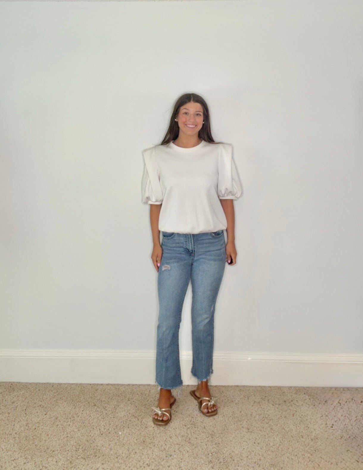 THE MILA PUFF - SLEEVE STATEMENT TOP - Gopher Lane Boutique & Gifts