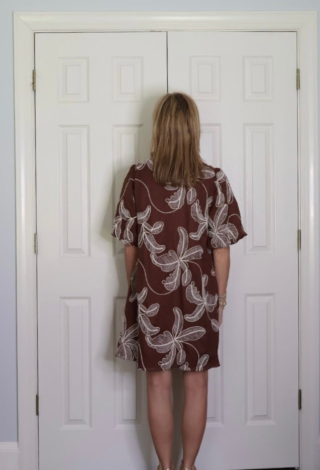 THE MIRANDA PUFF SLEEVE DRESS - Gopher Lane Boutique & Gifts